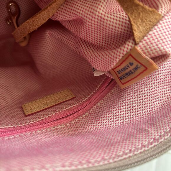 Dooney & Bourke Signature Fabric Shoulder East/West Slouch Handbag - Picture 16 of 16